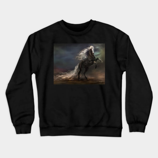 Horse picture of t-shirts Crewneck Sweatshirt by Best designing 